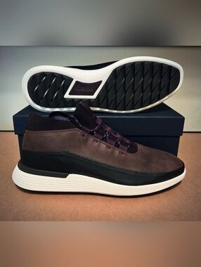 $295 MSRP NEW Men's 11.5 Wolf & Shepherd Crossover mid WTZ Italian leather Boots